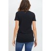 Women's Short Sleeve Maternity Tee - Hello Miz - 4 of 4