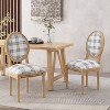 GDFStudio Newman French Country Upholstered Dining Chairs (Set of 2) - 2 of 4