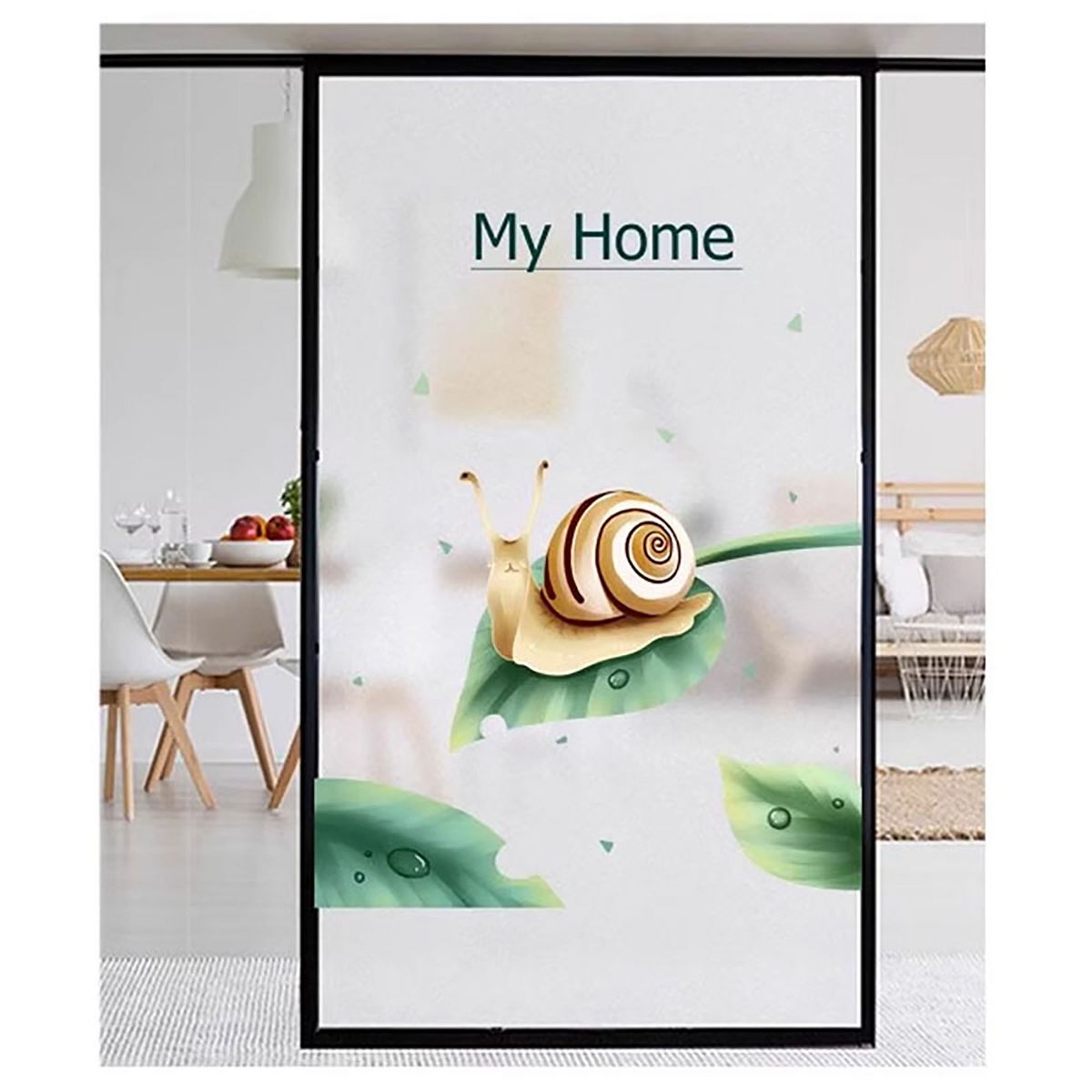 Unique Bargains Window Films Opaque Window Sticker Multicolored 1 Pcs - thumbnail 10