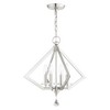 Livex Lighting Diamond 4 - Light Chandelier in  Brushed Nickel - 2 of 4