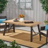 Premium Acacia Wood Dining Table for Outdoor Use, Sturdy and Stylish Wooden Frame, Ideal for Backyard, Terrace, or Porch - 3 of 4
