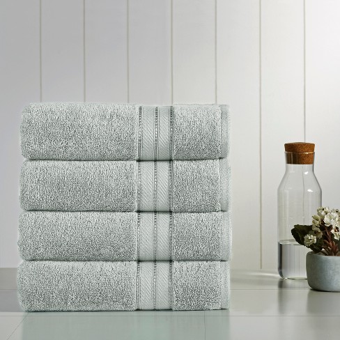 Square Towel with Hanging Loop - Light Grey - The Foundry Home Goods