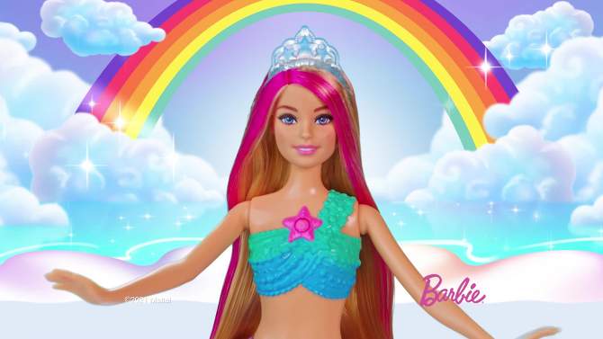 Barbie Dreamtopia Twinkle Lights Mermaid Doll, 2 of 9, play video
