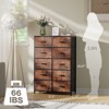 CENGHU 10-Drawer Dresser, Fabric Storage Tower for Bedroom, Hallway, Closet, Dresser for Bedroom with 10 Drawers, Sturdy Metal Frame - 4 of 4