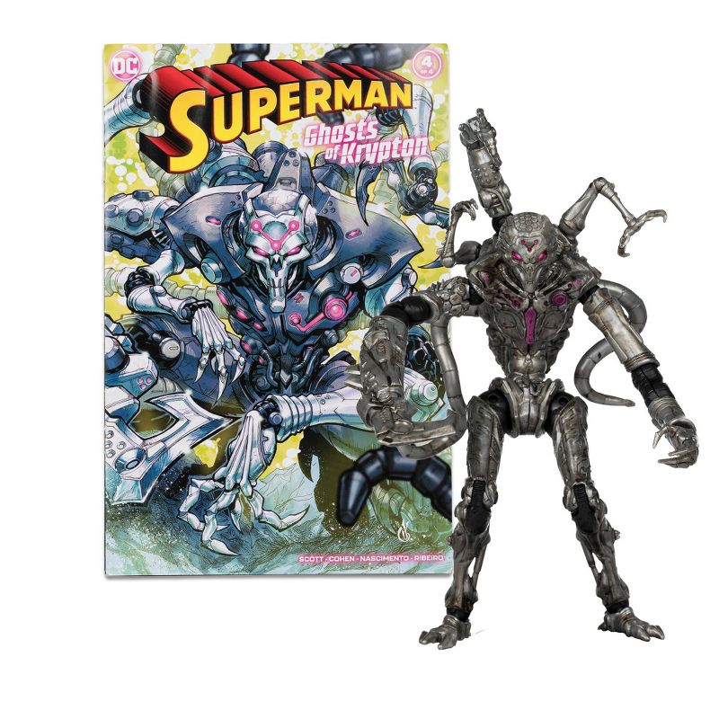 McFarlane Toys DC Superman: Ghosts of Krypton Brainiac Page Punchers with 7&#34; Action Figure, 1 of 12