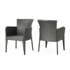 NicBex Patio Dining Chairs Set of 2,PE Wicker Outdoor Chairs,Kitchen Chairs for Dining Room,Patio - 4 of 4