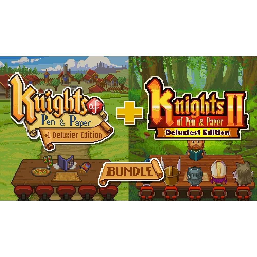 Photos - Game Nintendo Knights of Pen and Paper Bundle -  Switch  (Digital)