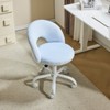 Karl Home |Duckling Yellow 21 inch W Small Office Chair Task Chair With Wheels - 3 of 4