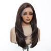 Jessie's Wig 22 Inch Middle Length Straight Layer Cut Wig Synthetic Hair 13x6 Lace Wigs Brown 1 Pc/Pack - 2 of 4