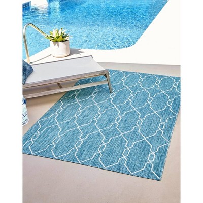 Unique Loom Outdoor Trellis Links Trellis Trellis Woven Area Rug