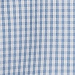 muted blue micro gingham