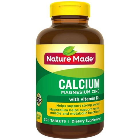 Nature Made Calcium Magnesium Zinc With Vitamin D3 300ct