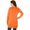 Woman Within Perfect Longer-Length Cotton Cardigan - 3 of 4