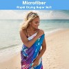 Tirrinia Large Hooded Beach Towel for Adults and Kids, Quick-Dry  Lightweight Microfiber Cape, 52 x 60 Inches - 3 of 4