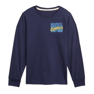 Boys' - Marvel - Venom Grunge Long Sleeve Graphic T-Shirt - 1 of 4