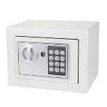 Fleming Supply Electronic Digital Safe - Steel Security Lock Box with Keypad - Gray
