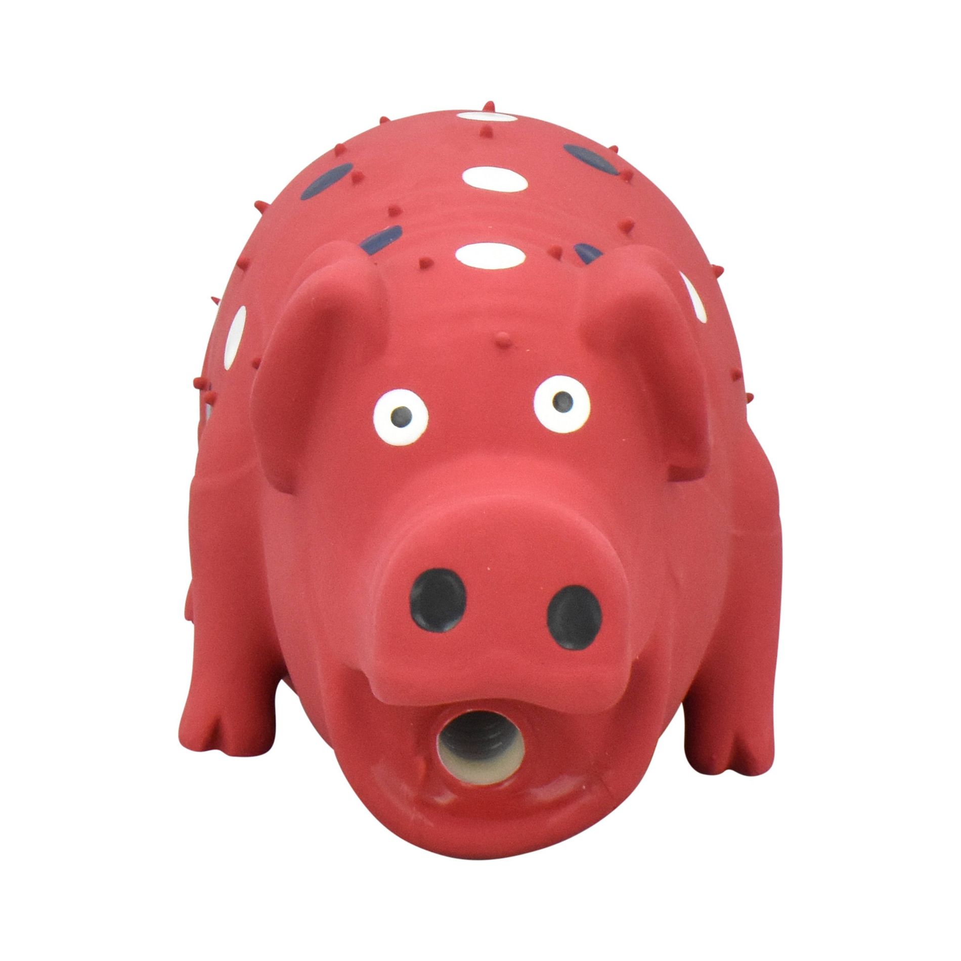 Multipet Rubber Pig Americana Interactive Dog Toy