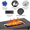 44" 2-In-1 Propane Fire Pit Table 50000BTU Outdoor Fireplace With Double Doors - 4 of 4
