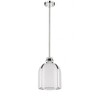 Pearson Collection Brushed Nickel Caged Pendant Light - 1 Bulb, Dimmable, Industrial Style - 3 of 4