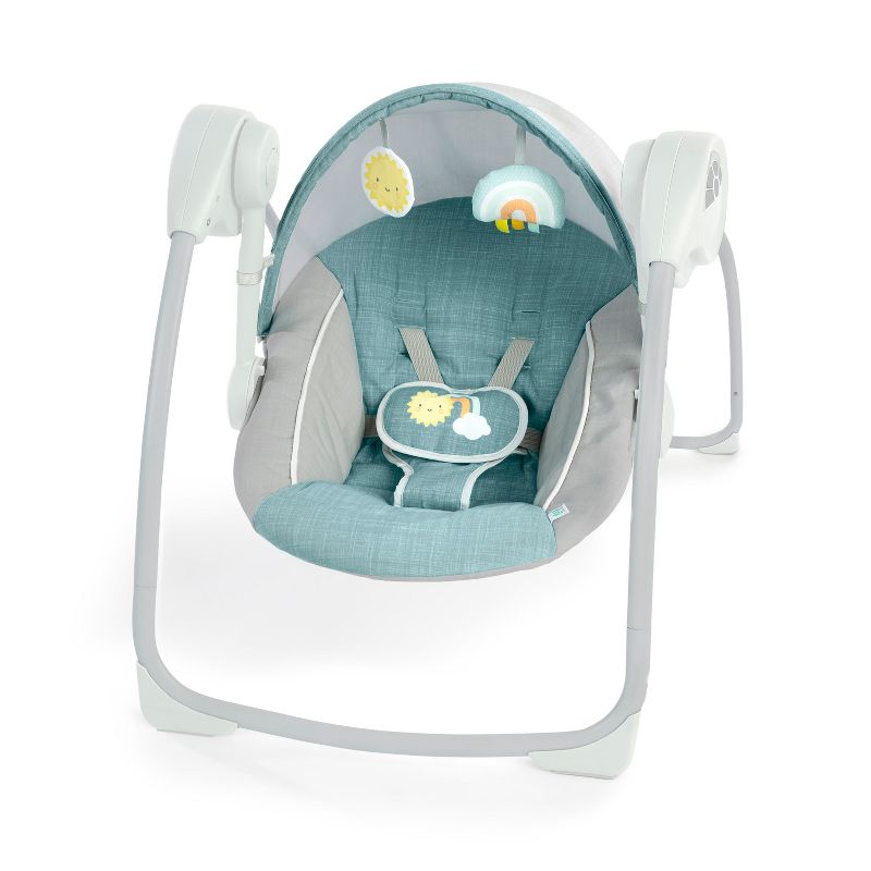 Ingenuity Sun Valley Canopy Portable Swing - Teal, 1 of 17