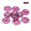 Unique Bargains Alloy Invisible Durable High Hardness Buckle Fasteners Press Studs Buttons 5 Pcs - 3 of 4