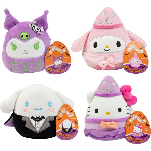 Squishmallows 5-Inch Hello Kitty & Friends 4 Pack Mini Plush - Collectible Sanrio Stuffed Animal Toy - Gift for Stocking Stuffer, Kids, Girls & Boys - image 1 of 3