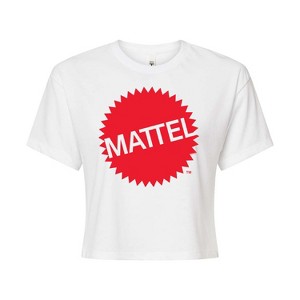 Women's - Mattel - Mattel Original Logo Cropped Graphic T-Shirt - 1 of 4