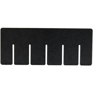 Quantum Storage Systems Short Divider, Conductive, For Use With Dg91035Co, Black (Pack Of 6), Made In Usa - 1 of 2
