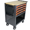 Belatt 4-Drawer Garage Organizer Cart - Heavy-Duty Tool Chest with Wooden Top, Adjustable Shelf & 45KG Ball-Bearing Slides - 2 of 4