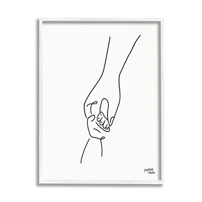 Stupell Parent & Child Holding Hands Framed Giclee