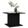 vidaXL Coffee Table Black Engineered wood Medium Coffee Table - 3 of 4