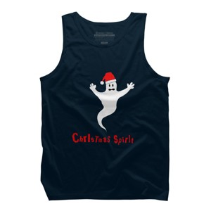Men's Design By Humans Christmas spirit By darkorikalo Tank Top - 1 of 3