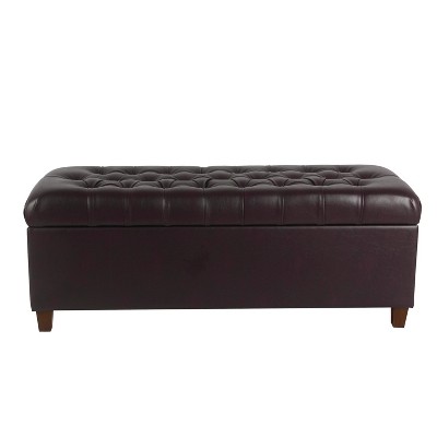 target leather bench