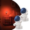 DORESshop 0.5W Astronaut Plug-in Night Light, Light Sensor with Color Changing, Modern Kids Room or Nursery Accent - 2 of 4