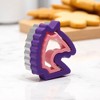 Unique Bargains Unicorn-Shaped Cookie Cutter Hand Washable Stainless Steel Plastic Purple Pink 4.3"x3.7"1.6" 1Pcs - 2 of 4