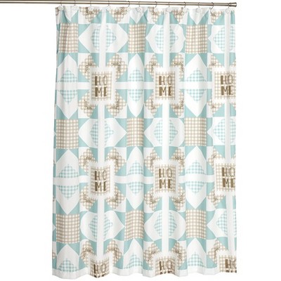 The Lakeside Collection Monroe Block Check Bath Collection - Shower Curtain