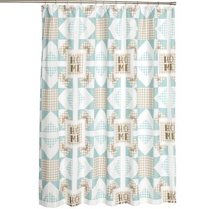 The Lakeside Collection Monroe Block Check Bath Collection - Shower Curtain - 1 of 1
