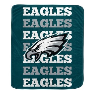 NFL Philadelphia Eagles Repeat Refresh Ultra Soft Blanket - 1 of 2