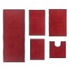 Home Weavers Luxury Collection 100% Cotton Tufted Bathroom Rug Set, Non-Slip Latex Bath Rug Set - 2 of 4