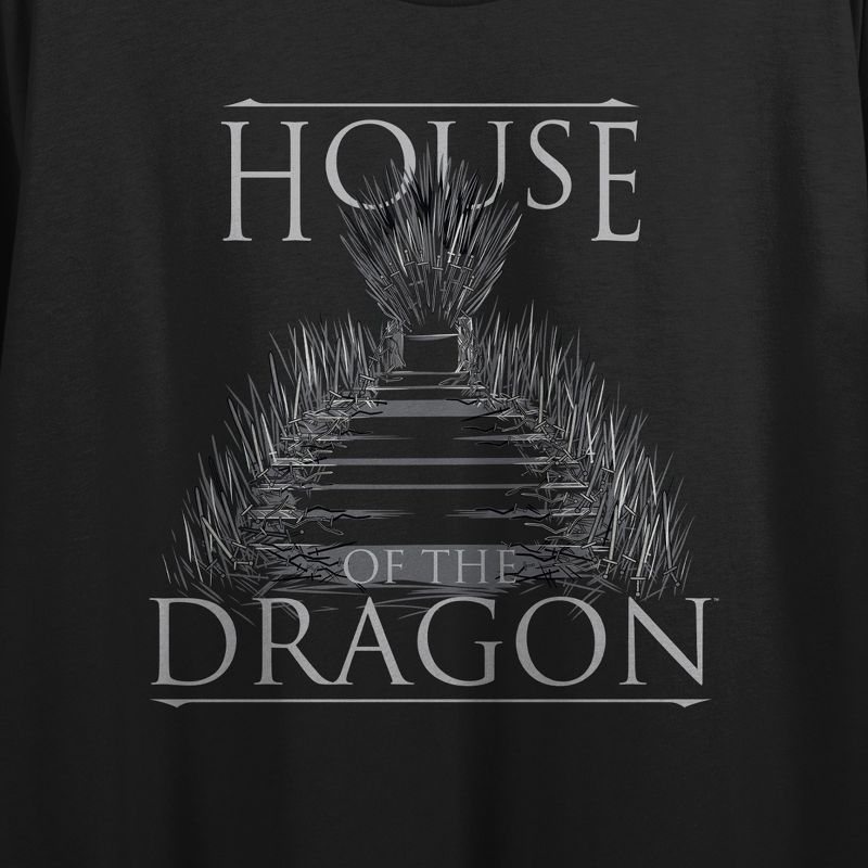 House of the Dragon Title Logo Women's Black Crop Tee, 2 of 3