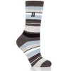Heat Holder® Women's Peony LITE™ Multi Stripe Crew Socks | Thermal Yarn | Medium-Thick Socks Casual Shoes + Boots | Warm + Soft, Hiking, Cabin, Cozy at Home Socks | 5X Warmer Than Cotton - 3 of 4