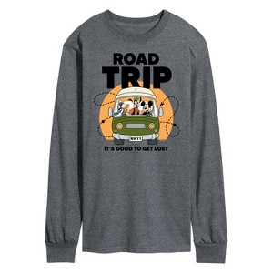 Men's - Disney - Road Trip Long Sleeve Graphic T-Shirt - 1 of 4