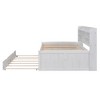 YOOCOZZ Full Size Wooden Captain Bed with Built-in Bookshelves,Three Storage Drawers and Trundle - 4 of 4