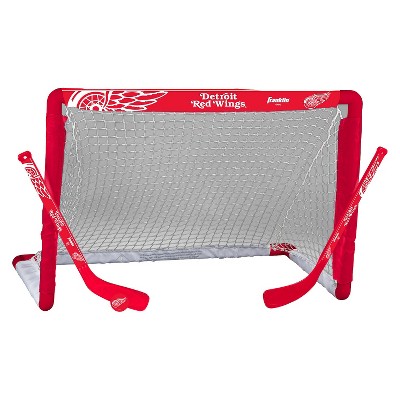 Franklin Sports NHL Detroit Red Wings Mini Hockey Set