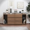 RealRooms Devon 6-Drawer Dresser with LED Lights and Glass Top - 4 of 4