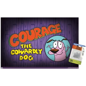 Trends International Courage the Cowardly Dog - Title Unframed Wall Poster Prints - 1 of 4
