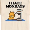 Men's - Garfield - I Hate Mondays Garfield Coffee Short Sleeve Graphic T-Shirt - 2 of 4