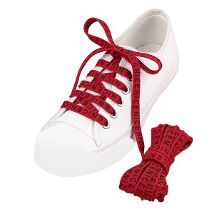 INSPIRE CHIC NICE Flat Fat Shoelaces for Sneakers Hiking Shoes 0.35" 2 Pairs - 1 of 4