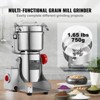 VEVOR 750g Electric Grain Mill Grinder, High Speed 2000W Commercial Spice Grinders, Stainless Steel Pulverizer Powder Machine - 3 of 4