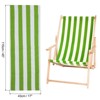 Unique Bargains Beach Lounge Sling Chair Replacement Canvas Cloth 17 x 45 Inch 1 Pc - 2 of 4